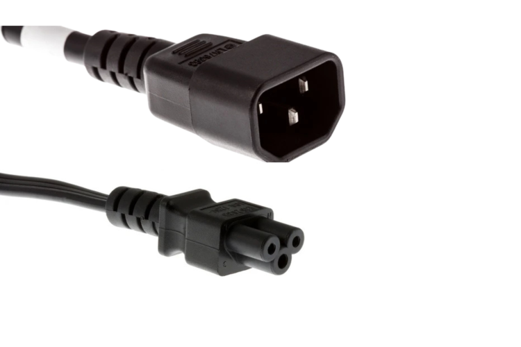 AC Power Cable, C14 to C5, 6ft, 18AWG