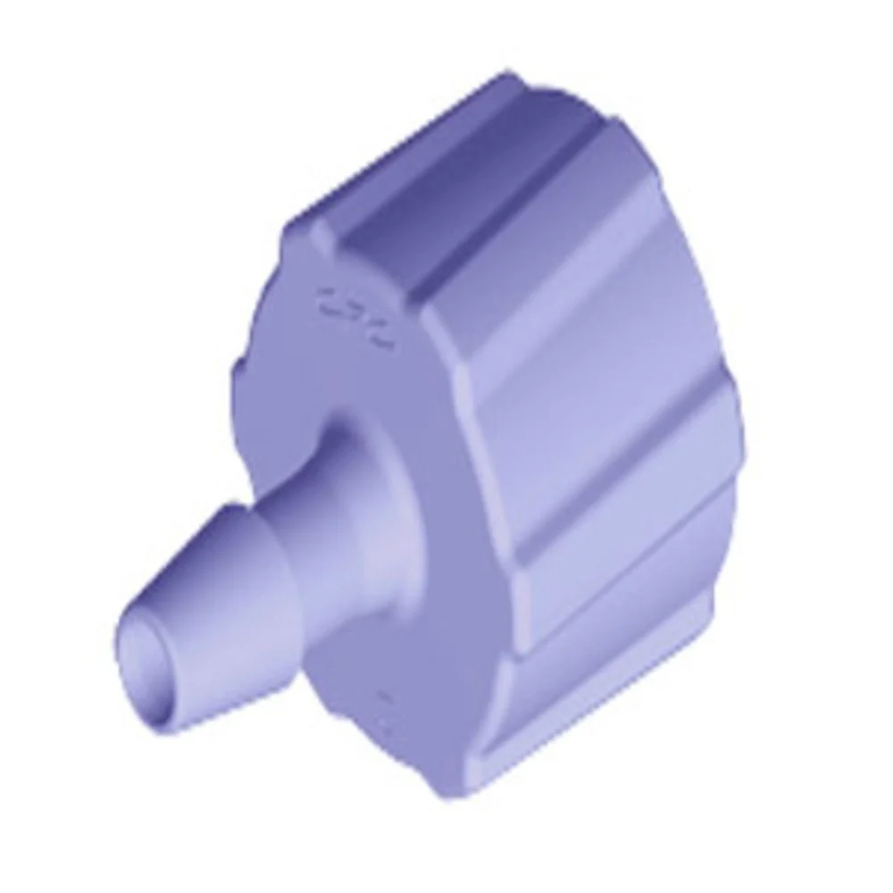 LM4191 Luer Fitting Purple Tint Polycarbonate Male Luer X 1/8 HB — Pack of 1000