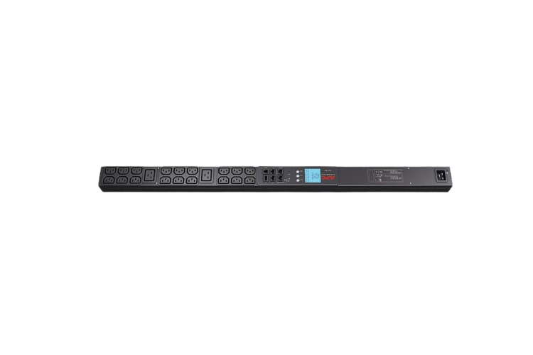 APC Metered 0U Vertical Rack PDU, 30A 208V Power Distribution Unit with (36) C13 & (6) C19 Outlets, AP8841