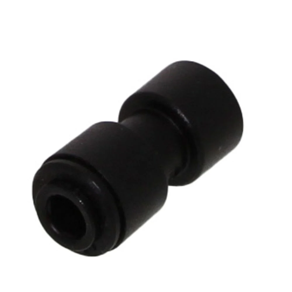 John Guest 22mm Acetal Union Connector - Black — Bag of 10