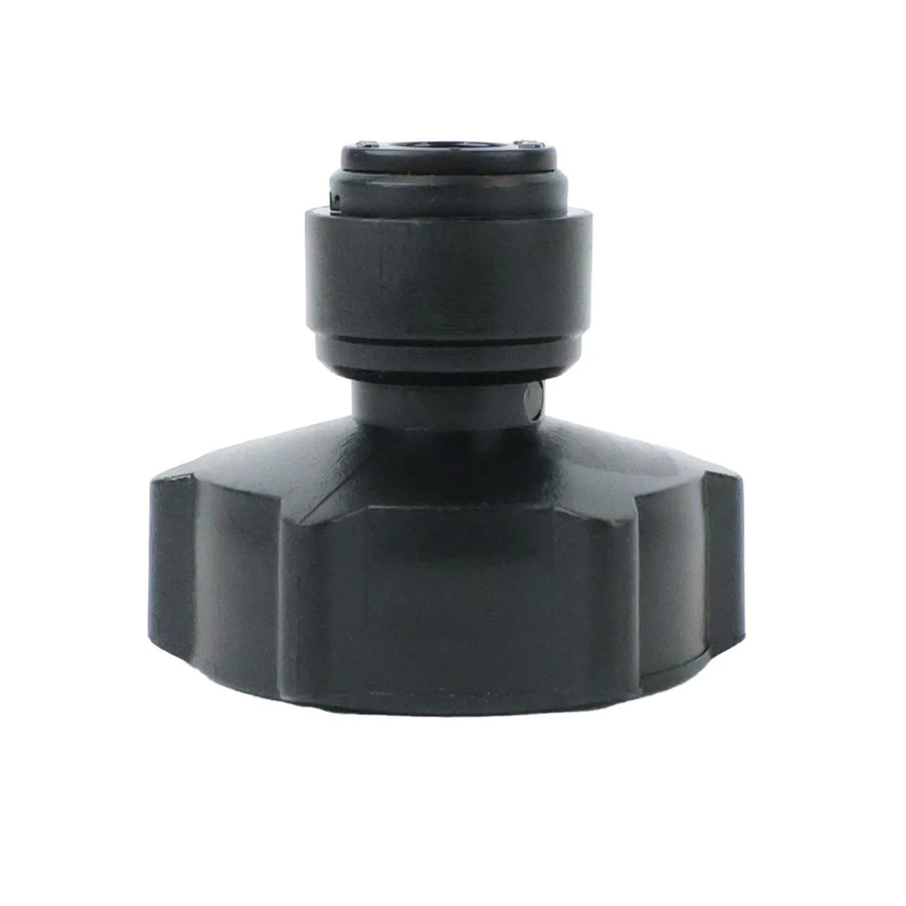 NeoFit - Acetal Black Female Adapter 8mm (5/16") tube x 3/4" BSP(P) Flat — Single