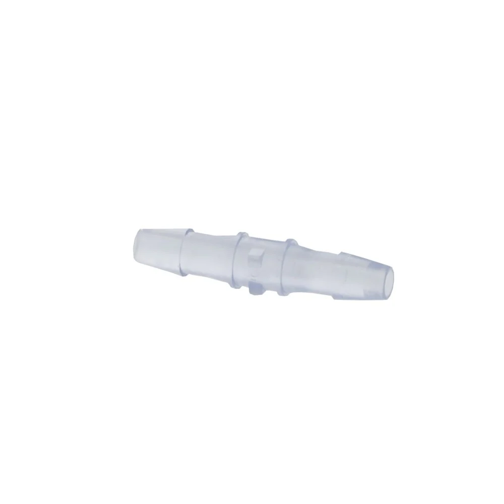 FitQuik Polycarbonate Tube to Tube Straight Fitting - 1/8 ID x 1/8 ID - Purple — Bag of 100