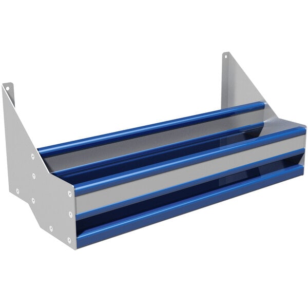 Advance Tabco PRDSR-18 Prestige Series 18" 8-Bottle Stainless Steel Double-Tier Speed Rail