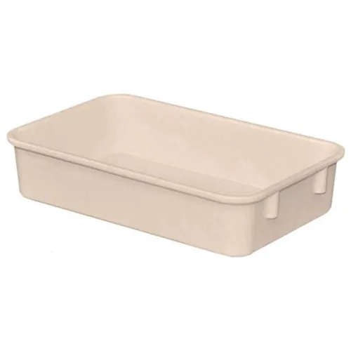 MFG Tray Molded Fiberglass Toteline Nesting Tote, 9-3/4"L x 6-1/8"W x 2-1/8"H, White