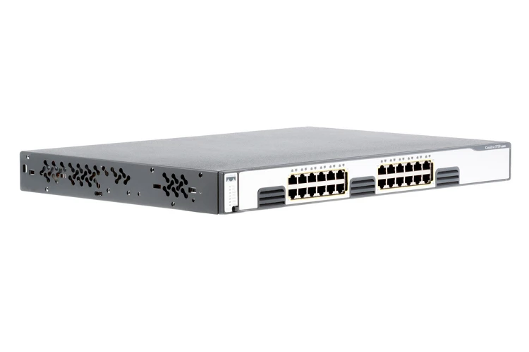 Cisco 3750G Series 24 Port Gigabit Switch, WS-C3750G-24T-S, Grade B