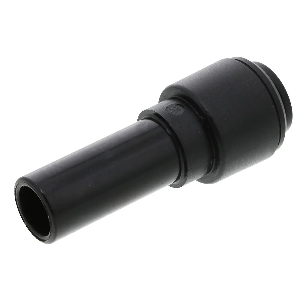 Black Acetal Reducer 15mm Stem OD - 12mm Tube OD — Single