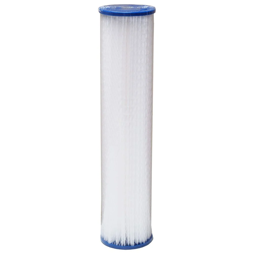 Harmsco® PP-BB-20-1 20" Calypso Blue Poly-Pleat Filter 1 mic ABS — Case of 4
