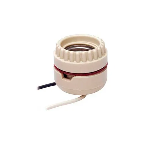 Leviton 8101 Medium Base, Two-Piece, Keyless, Incandescent Lampholder - Pkg Qty 10