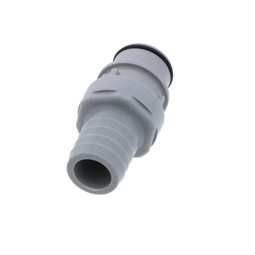 HFCD221012 Valved In-Line Hose Barb Coupling Insert 5/8 ID Barb — Pack of 100