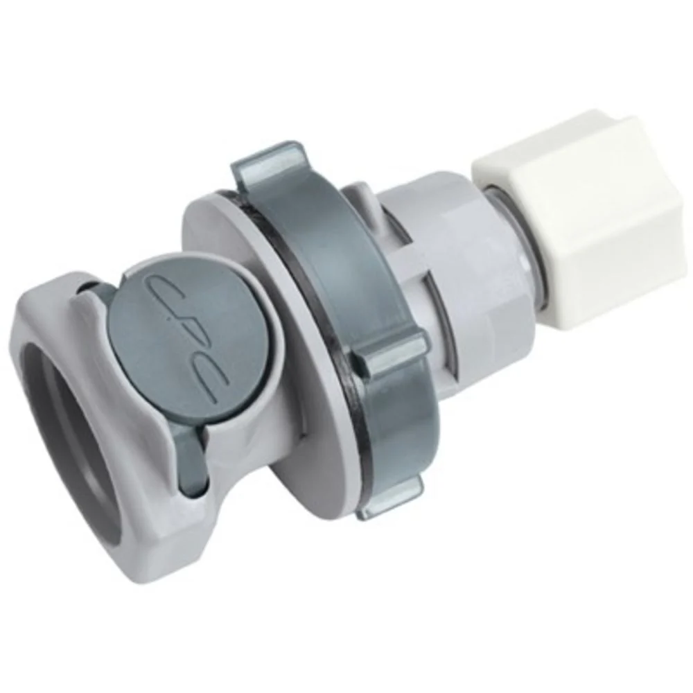 JACO Non-Valved 3/8" Panel Mount Coupling Body — Single