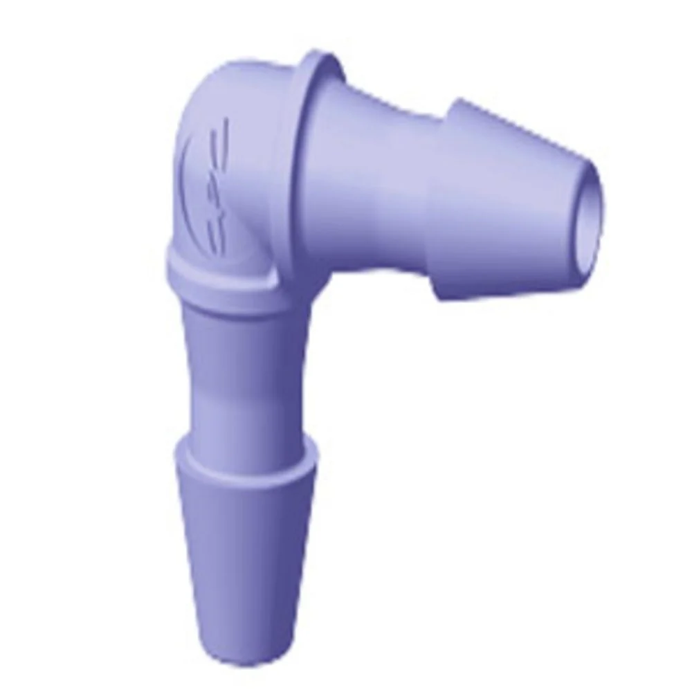 HE291 Elbow Fitting Purple Tint Polycarbonate 1/16 HB X 1/16 HB — Pack of 1000