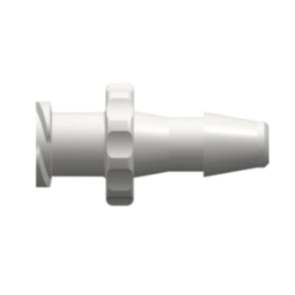 LinkTech Female Luer Thread Style to 200 Series Barb, 5/32" (4.0 mm) ID Tubing, White Nylon — Box of 10000