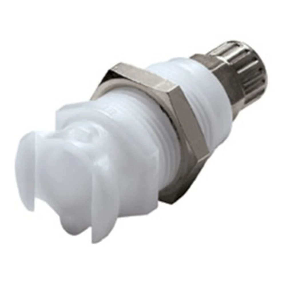 Multi-Mount Valved PTF Coupling Body - 1/4 PTF Chrome — Pack of 100