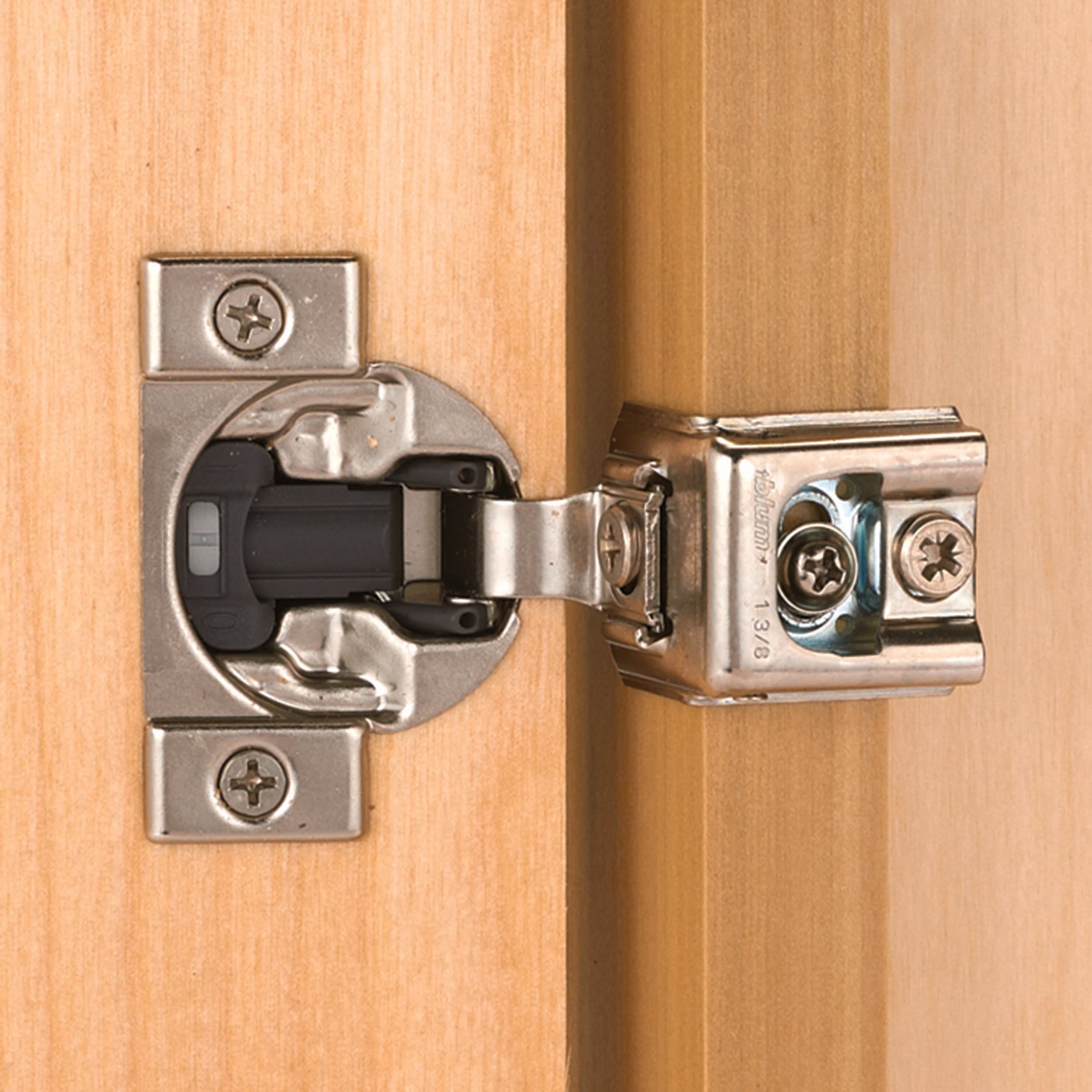Compact Face Frame Hinge - 1-3/8" Overlay - 110 Degree with BLUMOTION - 1 Pair