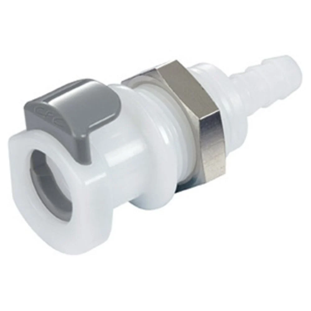 APC16004 Panel Mount Hose Barb Coupling Body 1/4 ID Barb — Pack of 250