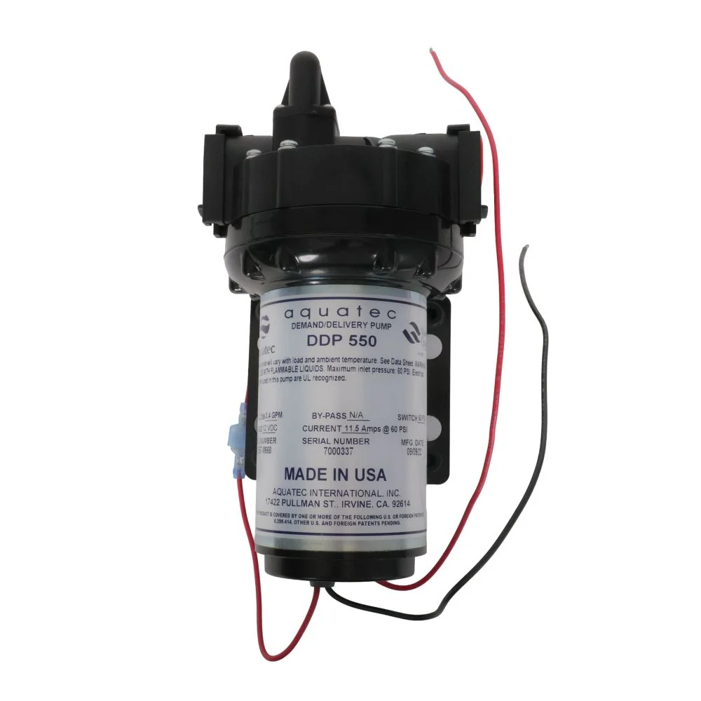 Aquatec 5502-1E67-M668 - 5 Chamber Diaphragm Self Priming Pump 12 VDC 3.4 GPM — Box of 12