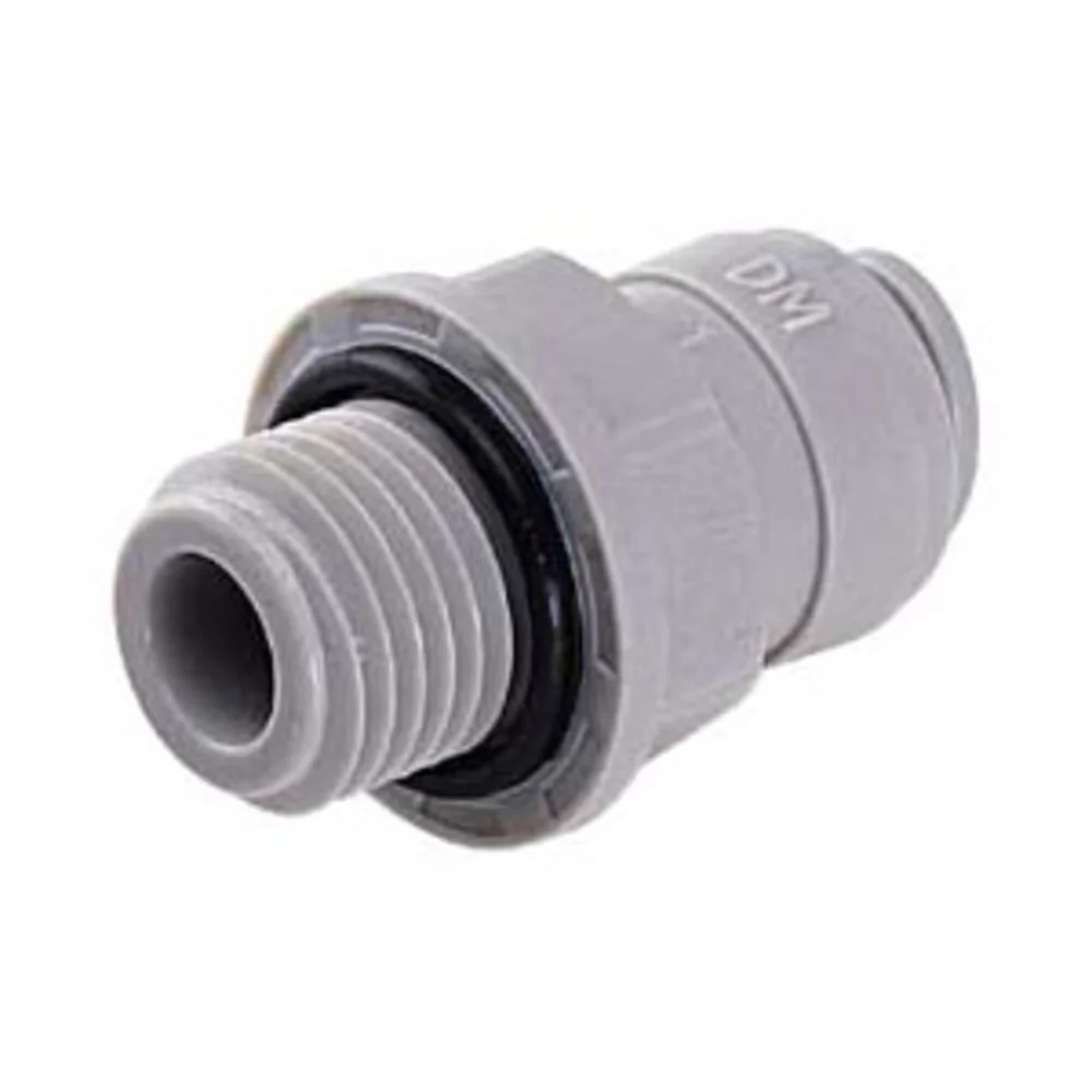 DMfit Straight BSP(P) Male - 3/8" Push-in x 1/4" BSP(P) — BAG of 10