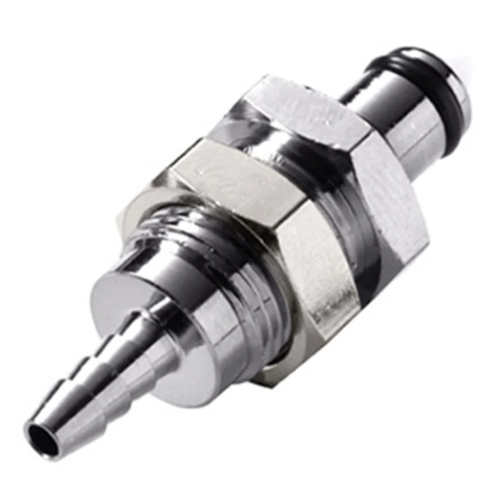 MCD4202EPR Valved Panel Mount Hose Barb Coupling Insert 1/8 ID Barb — Single