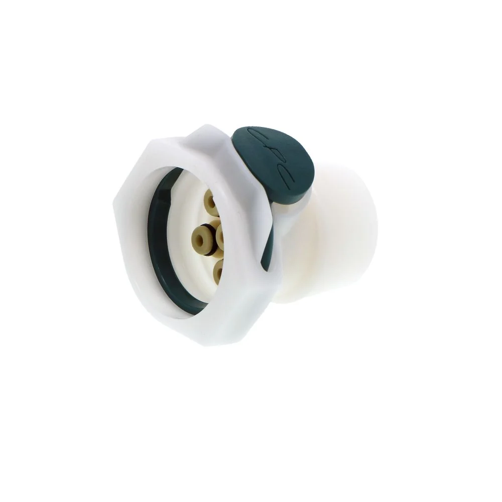 SXM170212 Non-Valved Hose Barb Coupling Body with Male Fitting Inserts 1/8 ID Barb — Pack of 100