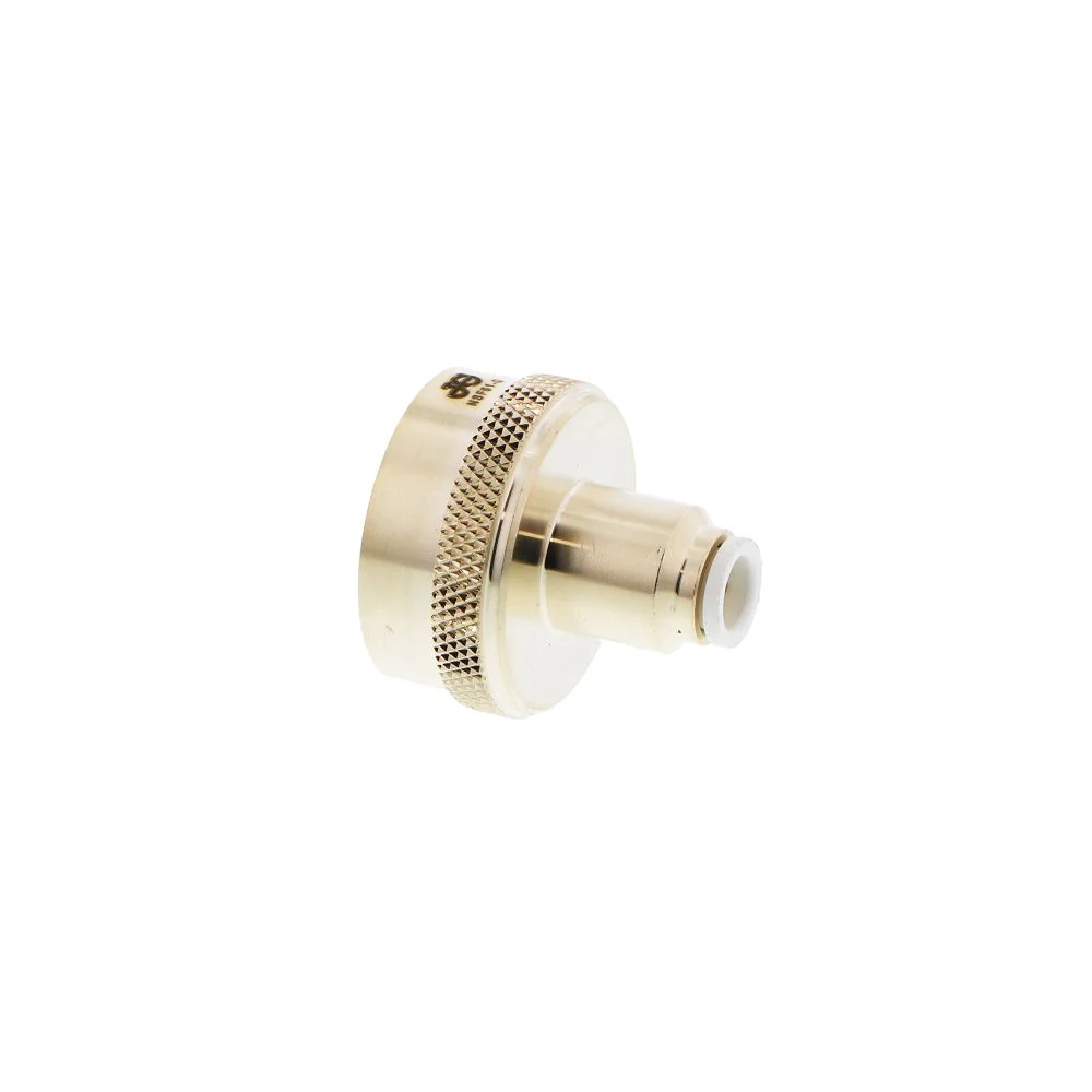 John Guest Brass Female Connector (Garden Hose) - 1/4 x 3/4 - 11.5 NH — Box of 100