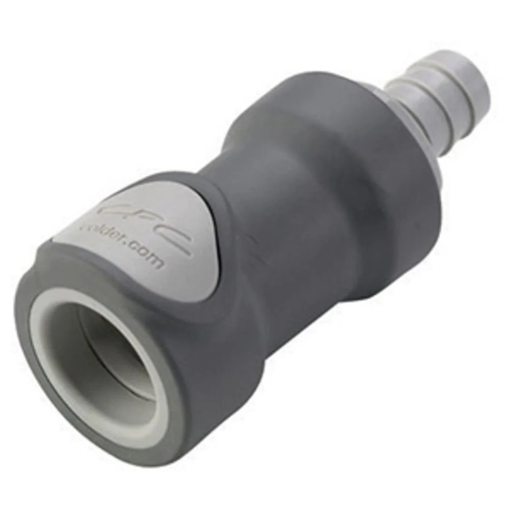 NS6D17008 Valved In-Line Hose Barb Coupling Body 1/2 ID Barb — Bag of 10