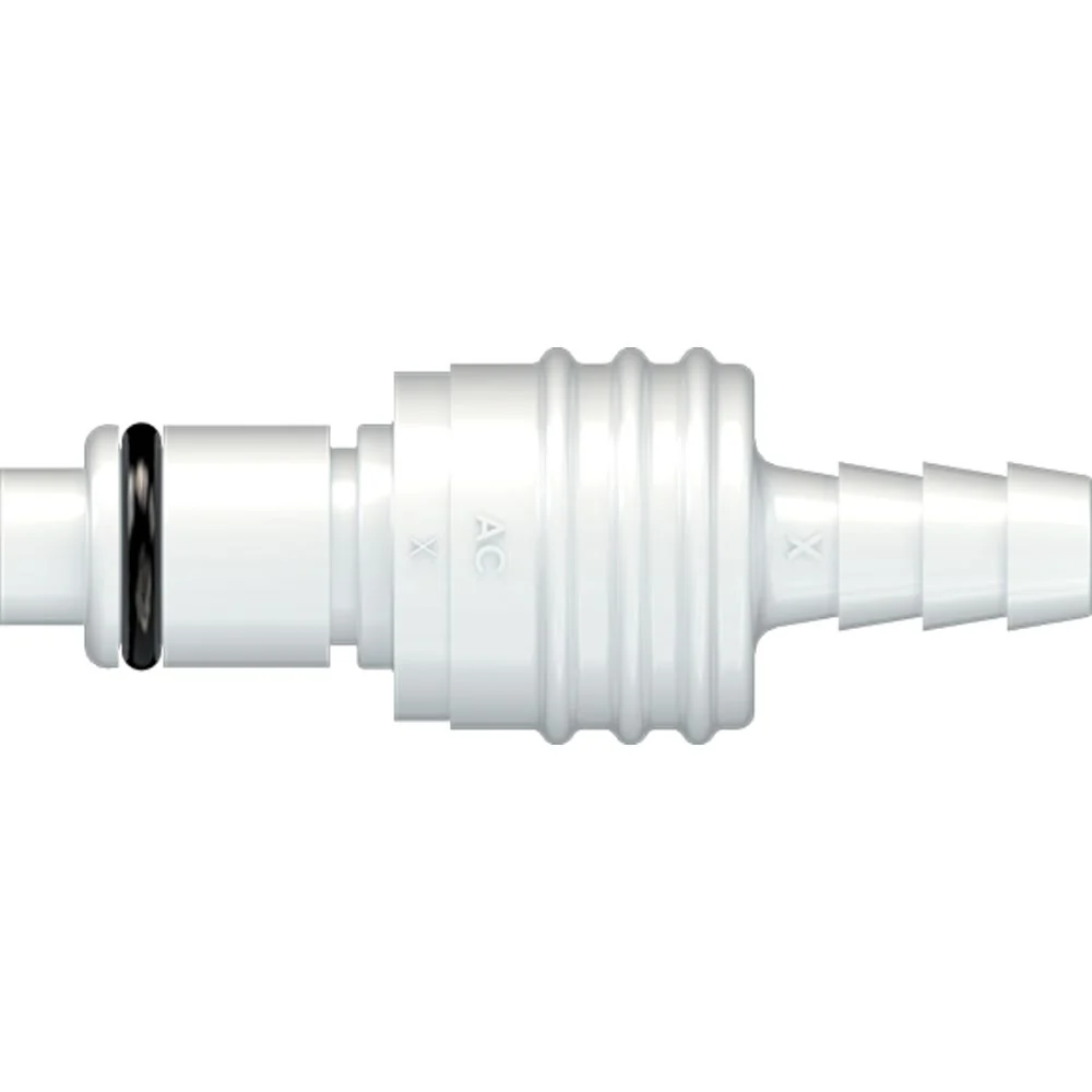 LinkTech 40AC InLine Plug, Valved, 1/4" HB — Single