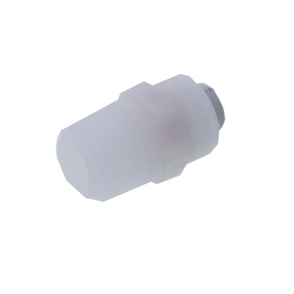 Kynar PVDF Male Connector - 1/4 x 3/8 NPTF — 5-Pack