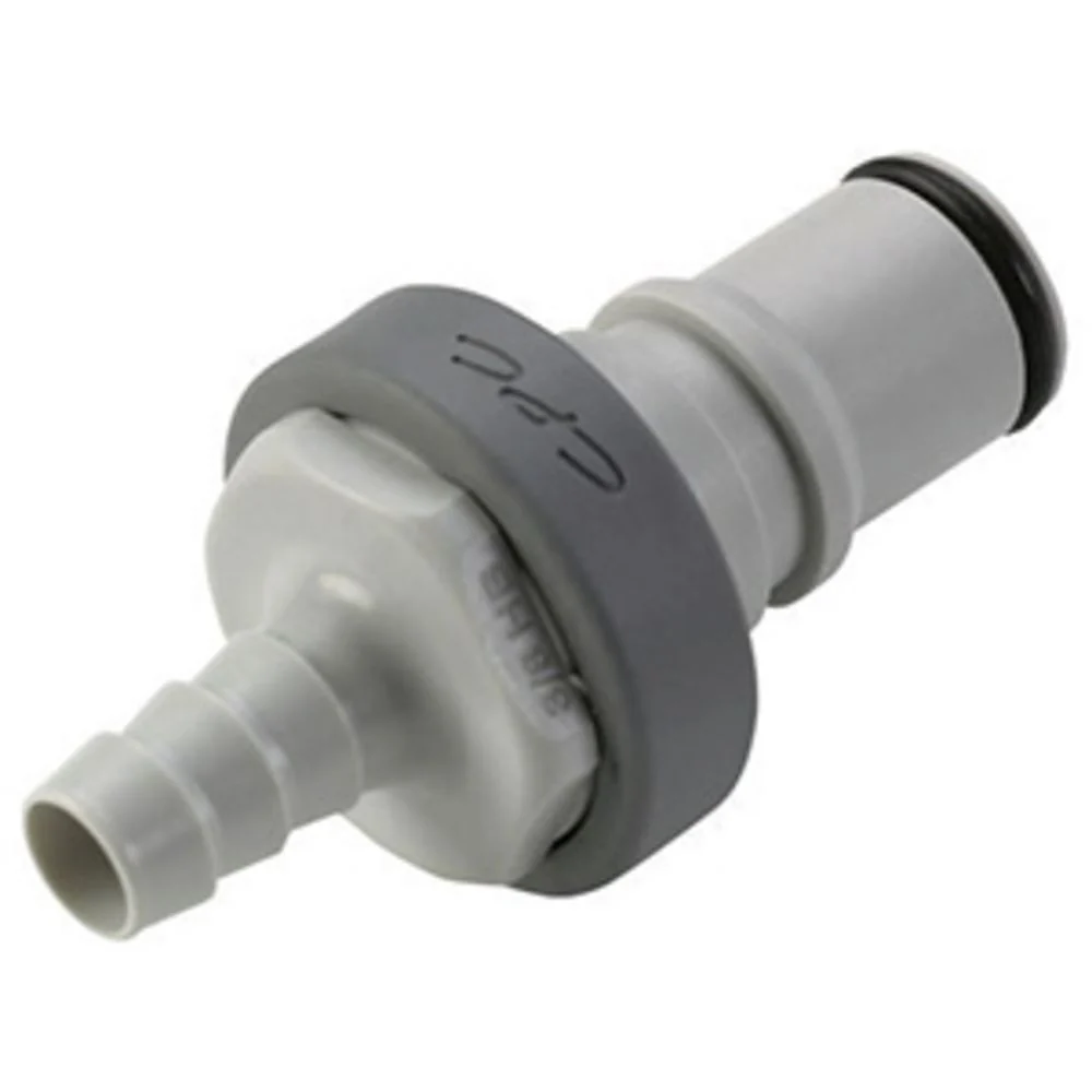 NS6D22008 Valved In-Line Hose Barb Coupling Insert 1/2 ID Barb — Pack of 100