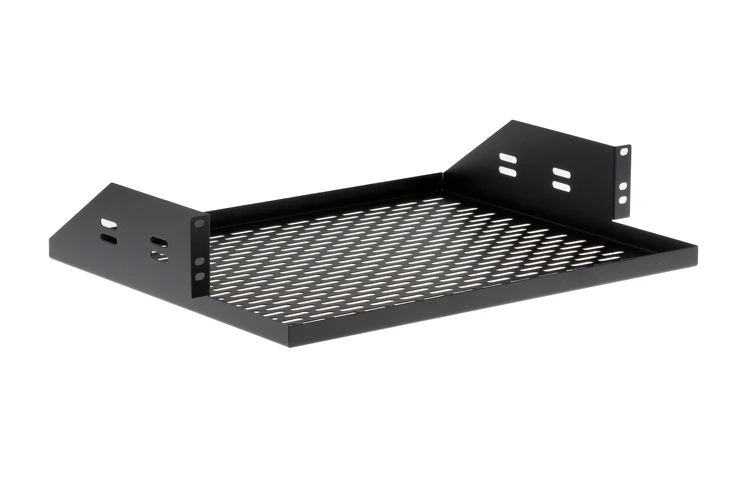 Great Lakes 2U Vented Stationary Rack Mount Shelf