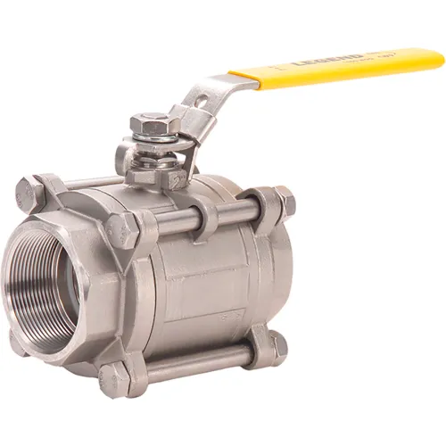 Legend Valve® T-717 3-Piece Full Port Ball Valve, Stainless Steel, 3/4" Threaded