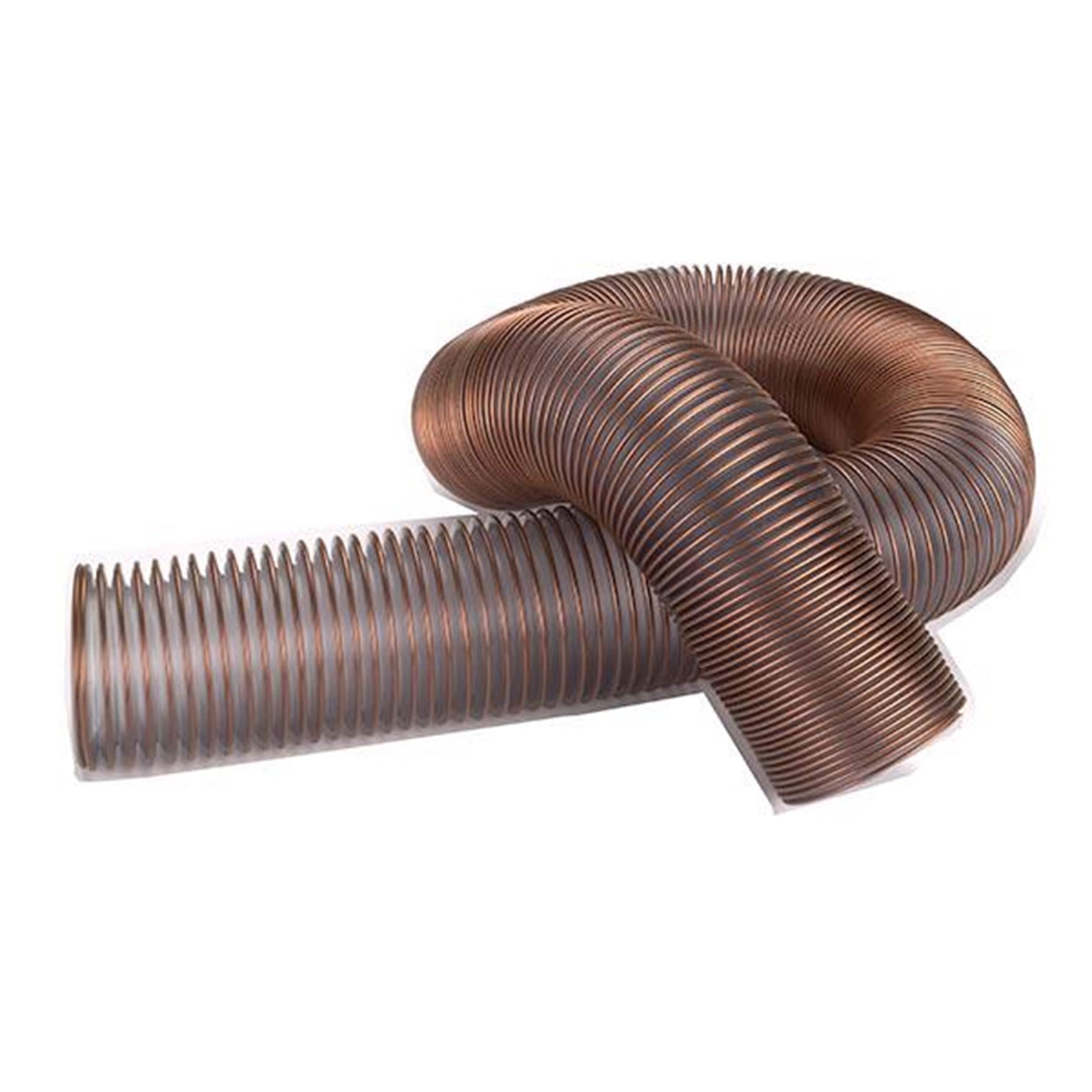 Flexadux R-4 Stretch Dust Collection Hose - 2-1/2" x 12' - Clear