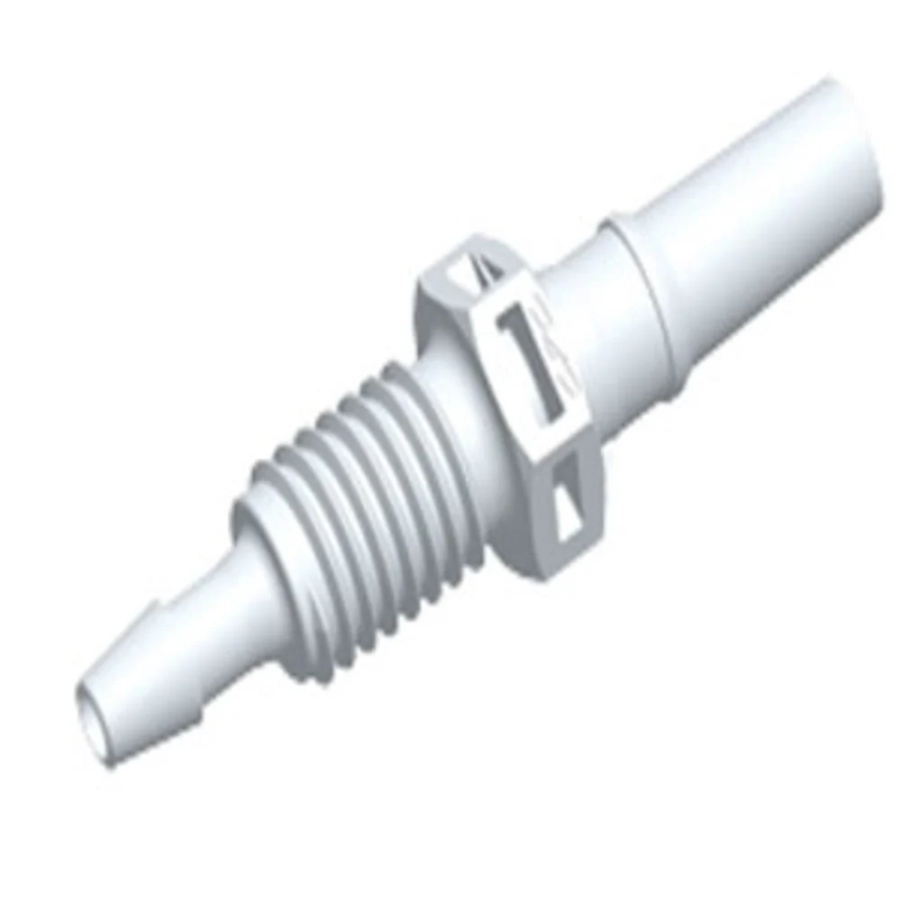 PMLM3130 Luer Fitting White Nylon Panel Mount Male Luer X 3/32 HB — Single