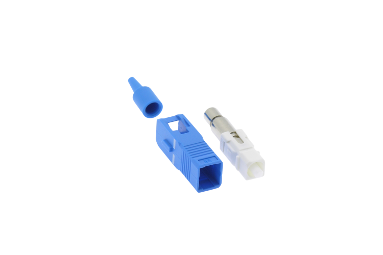 SC/UPC Singlemode Simplex Fiber Optic Connector – 0.9mm Blue (10 Pack)