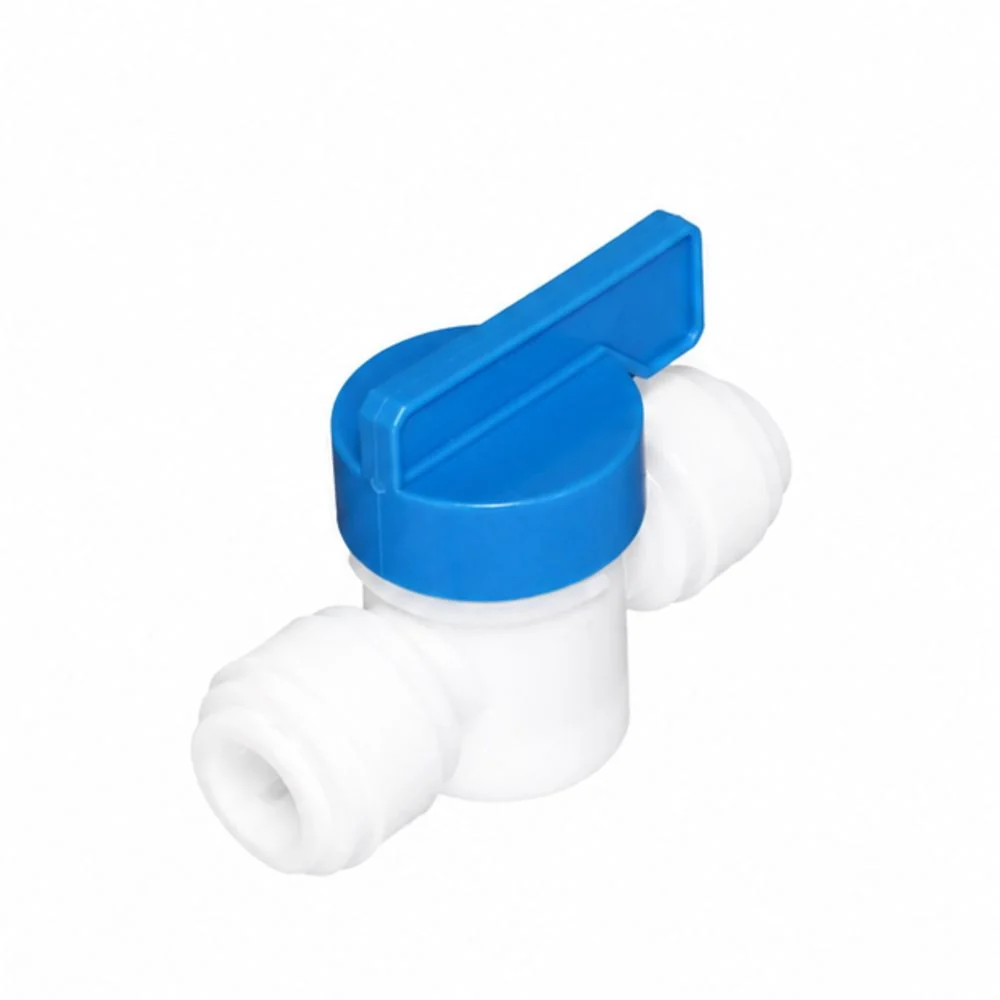 neoFit - Acetal Natural True White Ball Valves 3/8" tube — Single