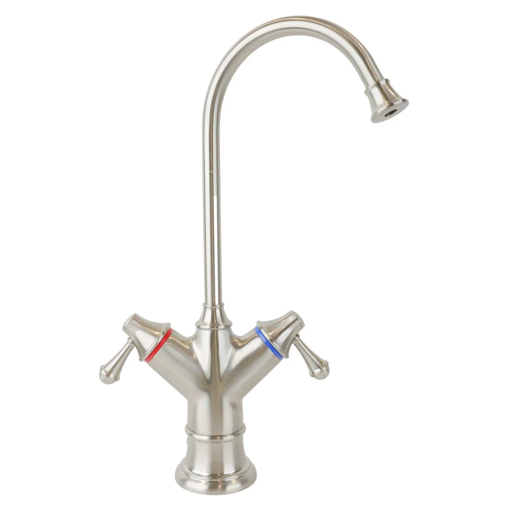 Tomlinson Designer Hot & Cold Water Dispenser Faucet — Satin Nickel
