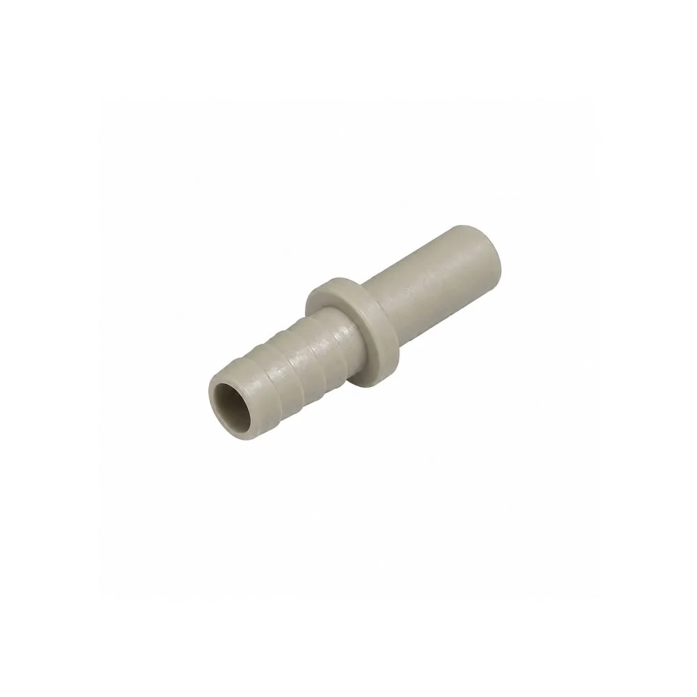 neoFit - Acetal Natural Gray Stem Barb Connector 1/4"stem x 1/4"barb — Single