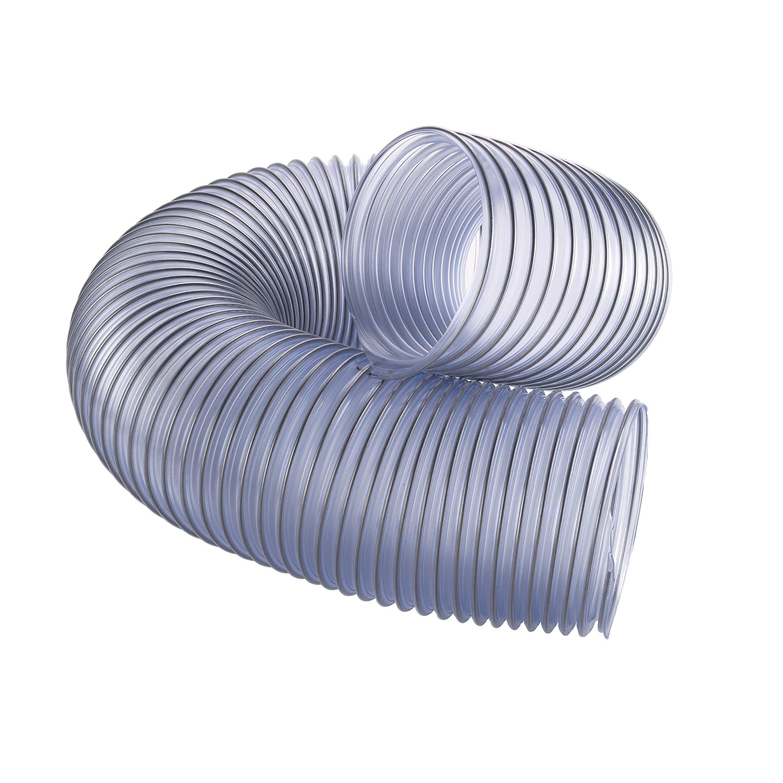 Flexadux PV Dust Collection Hose - 6" x 5' - Clear