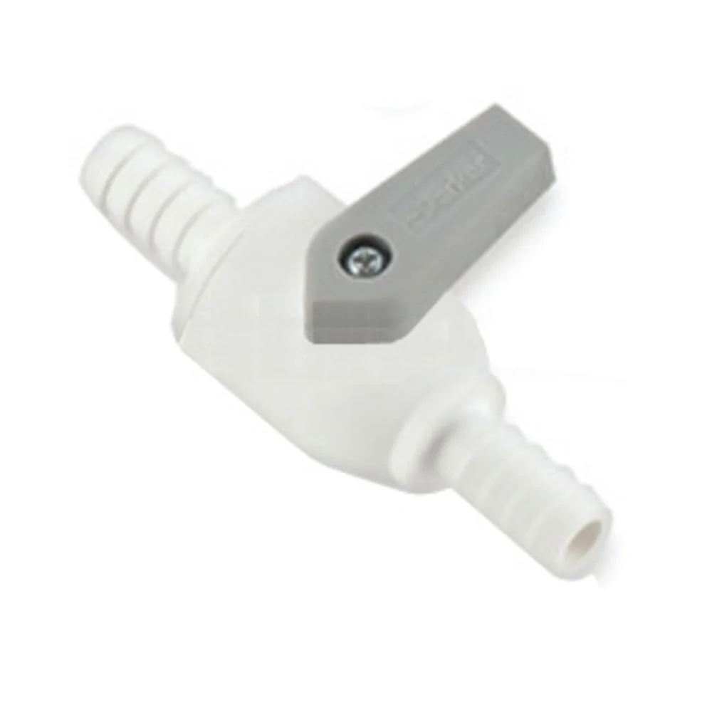 Parker Liquifit Par-Barb Valve Union Connector - 1/2 ID Barb x 1/2 ID Barb — Box of 10