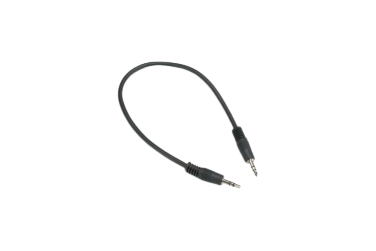 Audio Auxiliary Cable with TRS 3.5mm Male/Male Connectors, 1ft