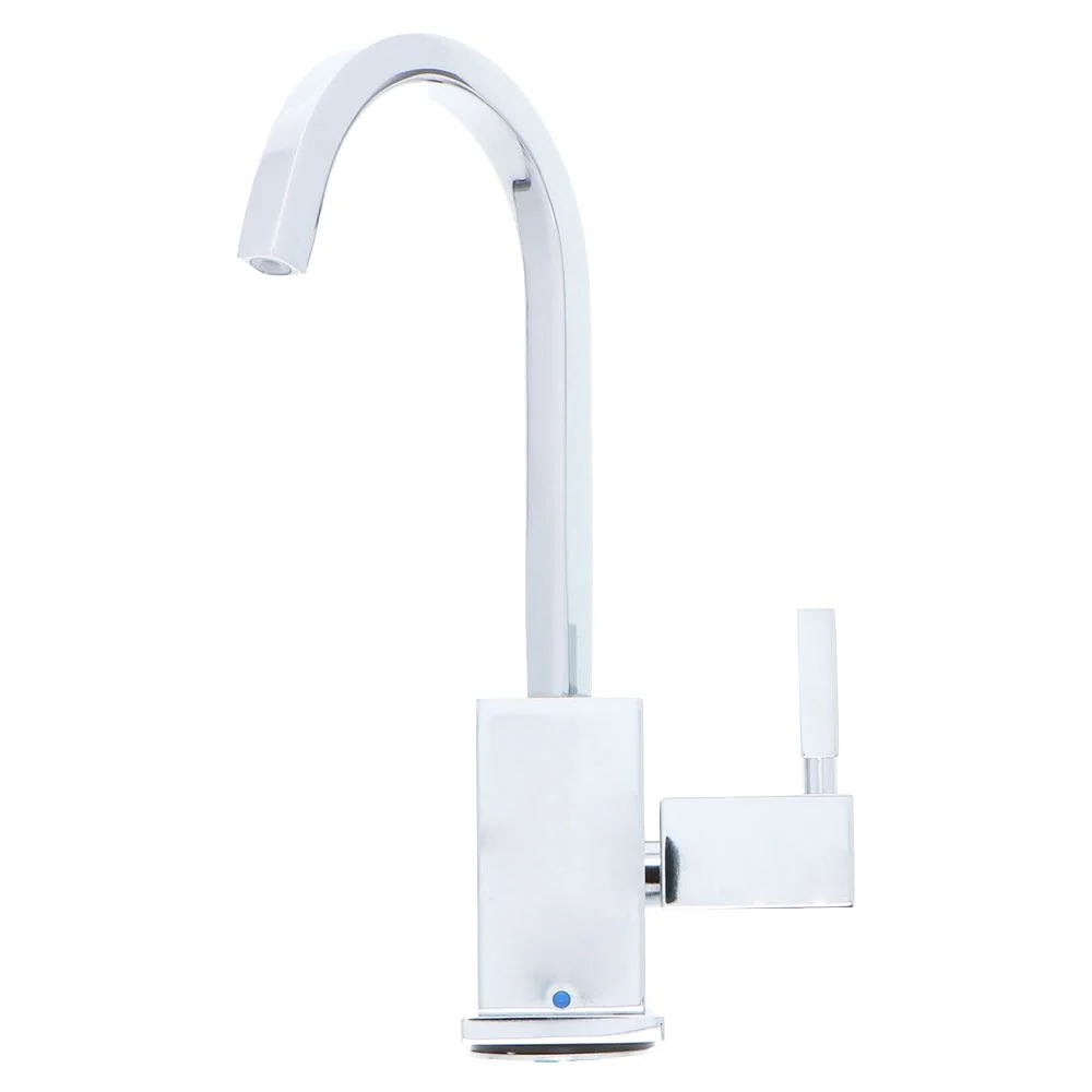 Mountain Plumbing MT1883-NL Contemporary POU Drinking Faucet w/Square Base and Handle — Matte Black