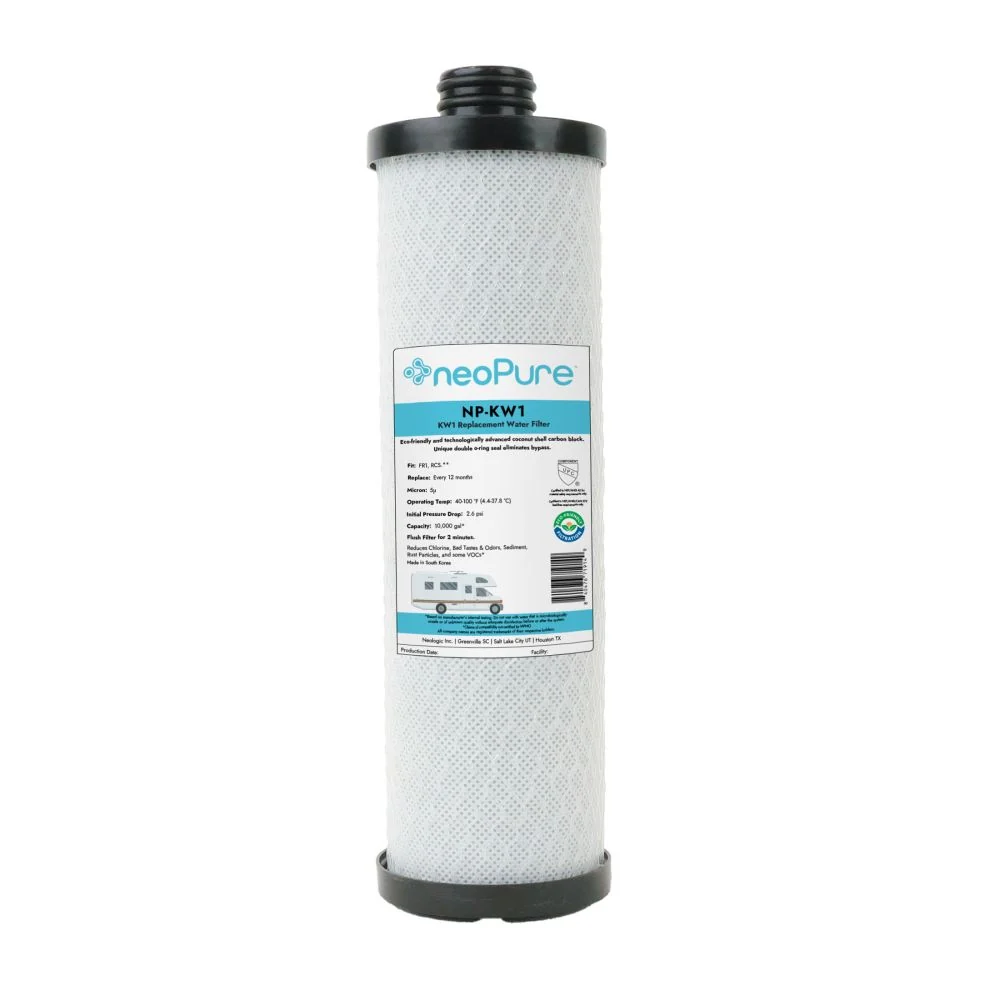 WaterPur™ & Clear Choice™ KW1 Replacement RV Water Filter by Neo-Pure NP-KW1 — Case of 20