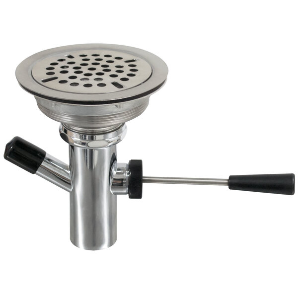 Advance Tabco K-67 Lever Handle Waste Valve for Hand Sinks with 3 1/2" Drain Openings
