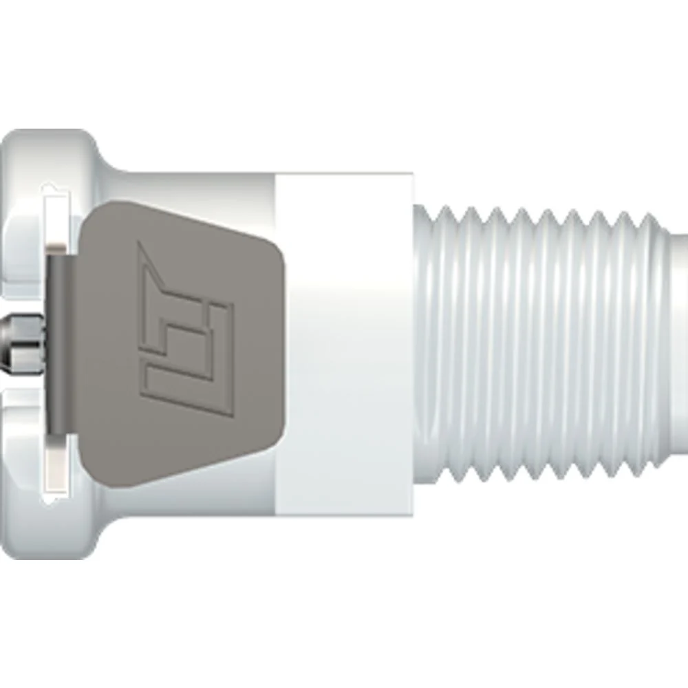 LinkTech 20AC Male Thread Socket, Valved, 1/8" BSPT — Box of 100