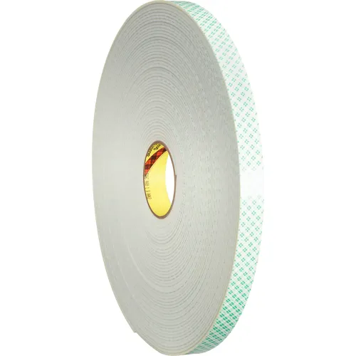 3M™ 4008 Double Sided Foam Tape, 2" x 36 Yds., 125 Mil, Natural