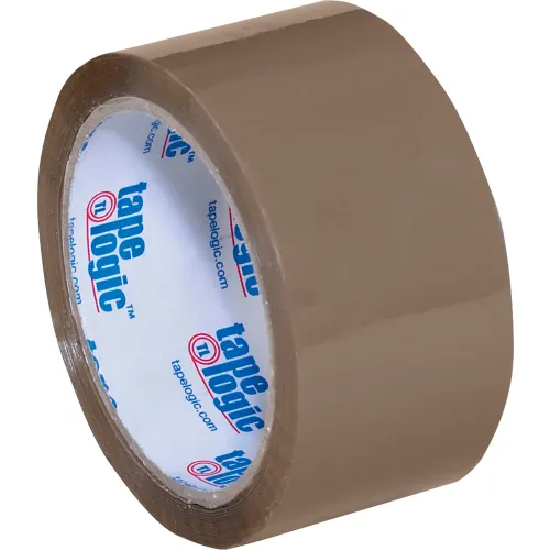 Tape Logic® #400 Acrylic Carton Sealing Tape, 2" x 55 Yds., 2 Mil, Tan - Pkg Qty 6