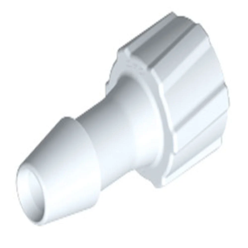 LM6130 Luer Fitting White Nylon Male Luer X 3/16 HB — Single