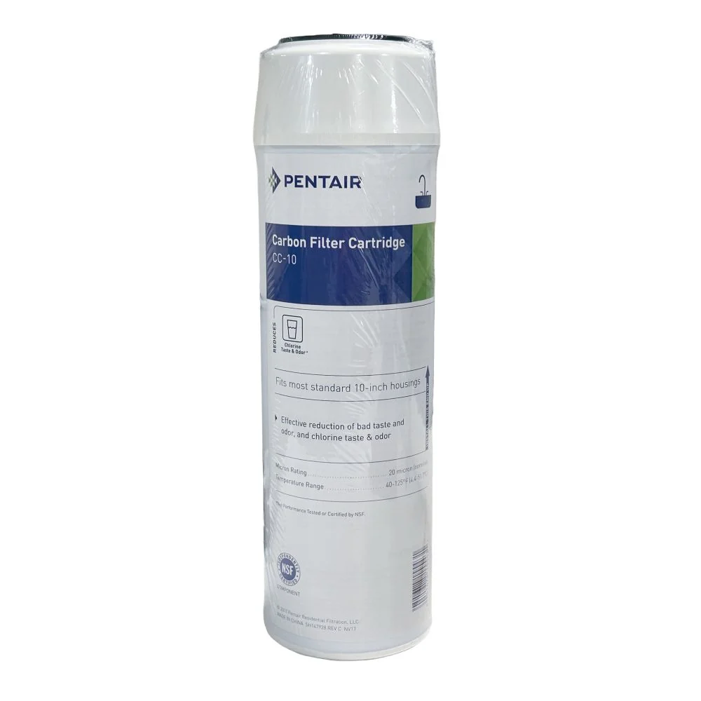 Pentek 155155-43 CC-10 Coconut Granular Activated Carbon Filter — Single