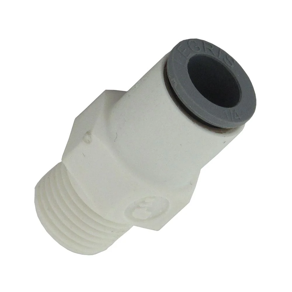 Parker LIQUIfit Male Connector - 3/8 x 3/8 NPTF — Box of 100