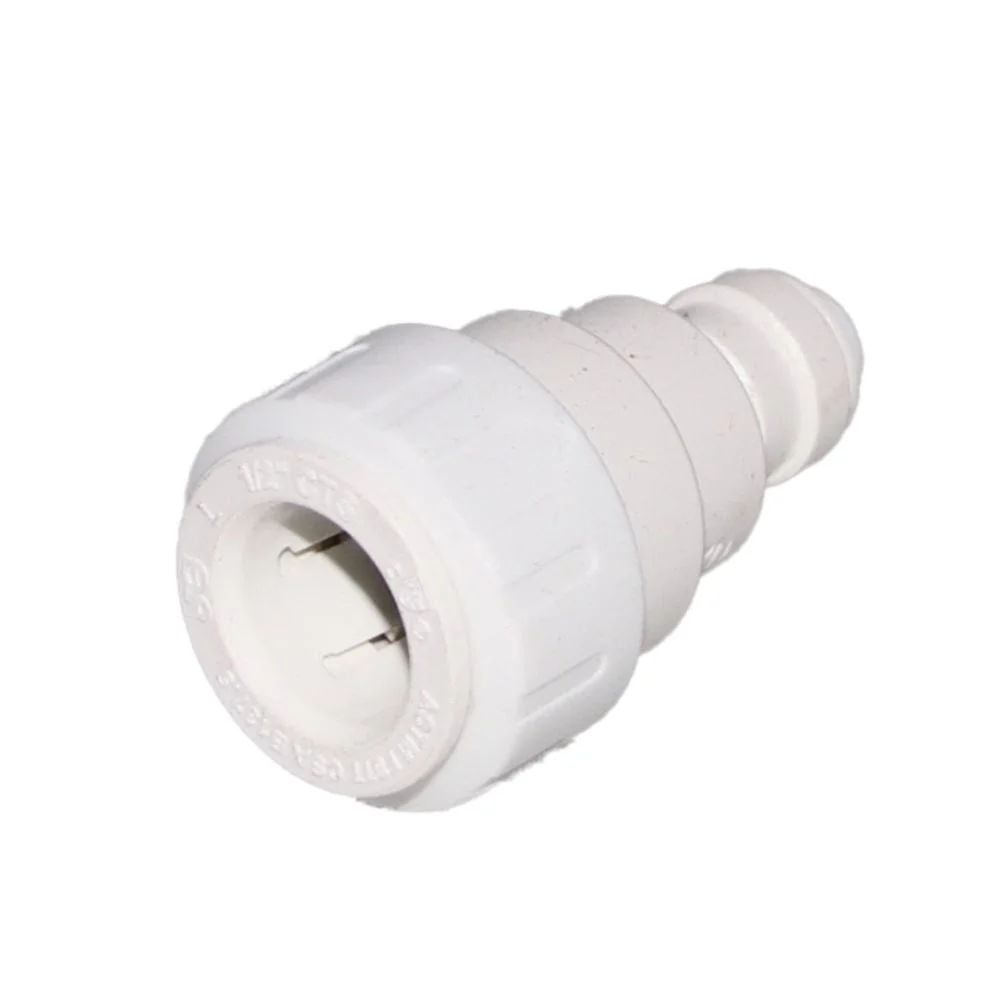 John Guest 1/2" CTS x 1/4" OD Speedfit Reducing Coupler — Bag of 10
