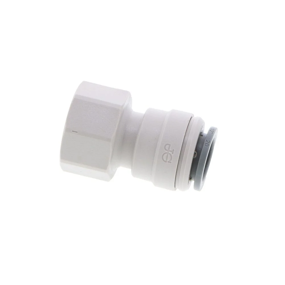 John Guest Female Adapter-Cone End BSPP - 1/2 x 1/2 BSPP — Bag of 10
